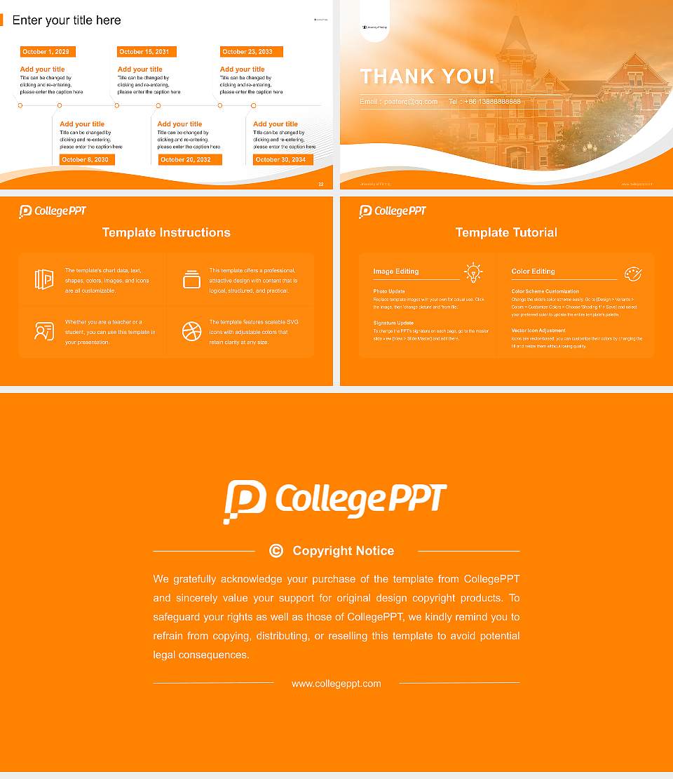 University of Findlay Lecture Sharing and Networking Event PPT Template16:9 ratio PPT effect preview image4