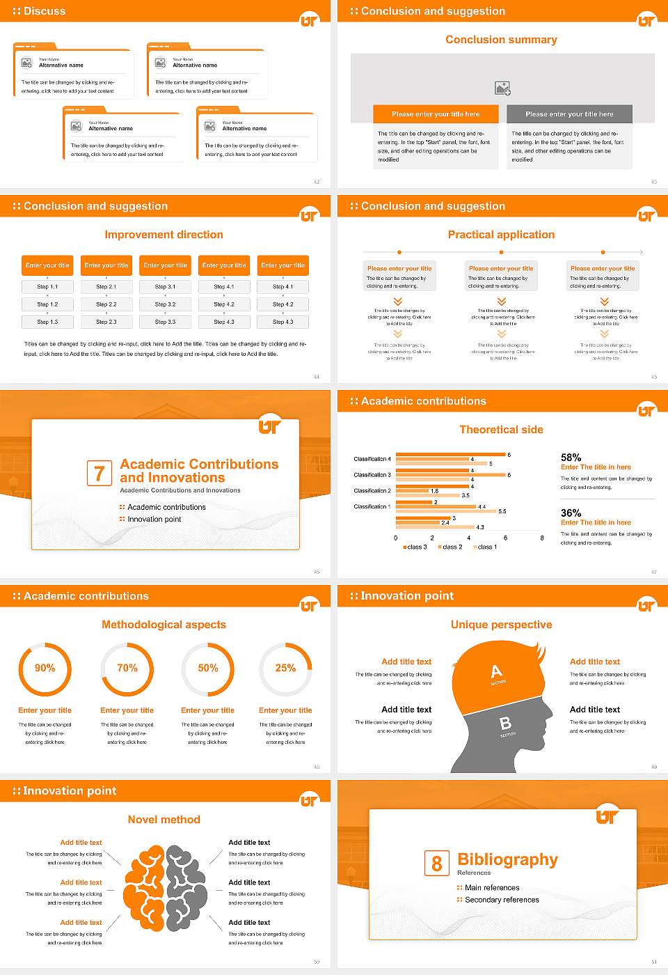 The University of Tennessee-Martin Graduation Thesis Defense PPT Template16:9 ratio PPT effect preview image6
