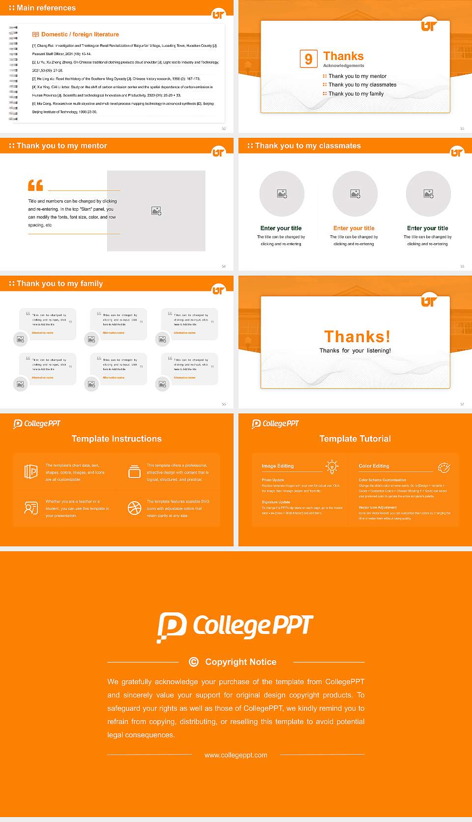 The University of Tennessee-Martin Graduation Thesis Defense PPT Template16:9 ratio PPT effect preview image7