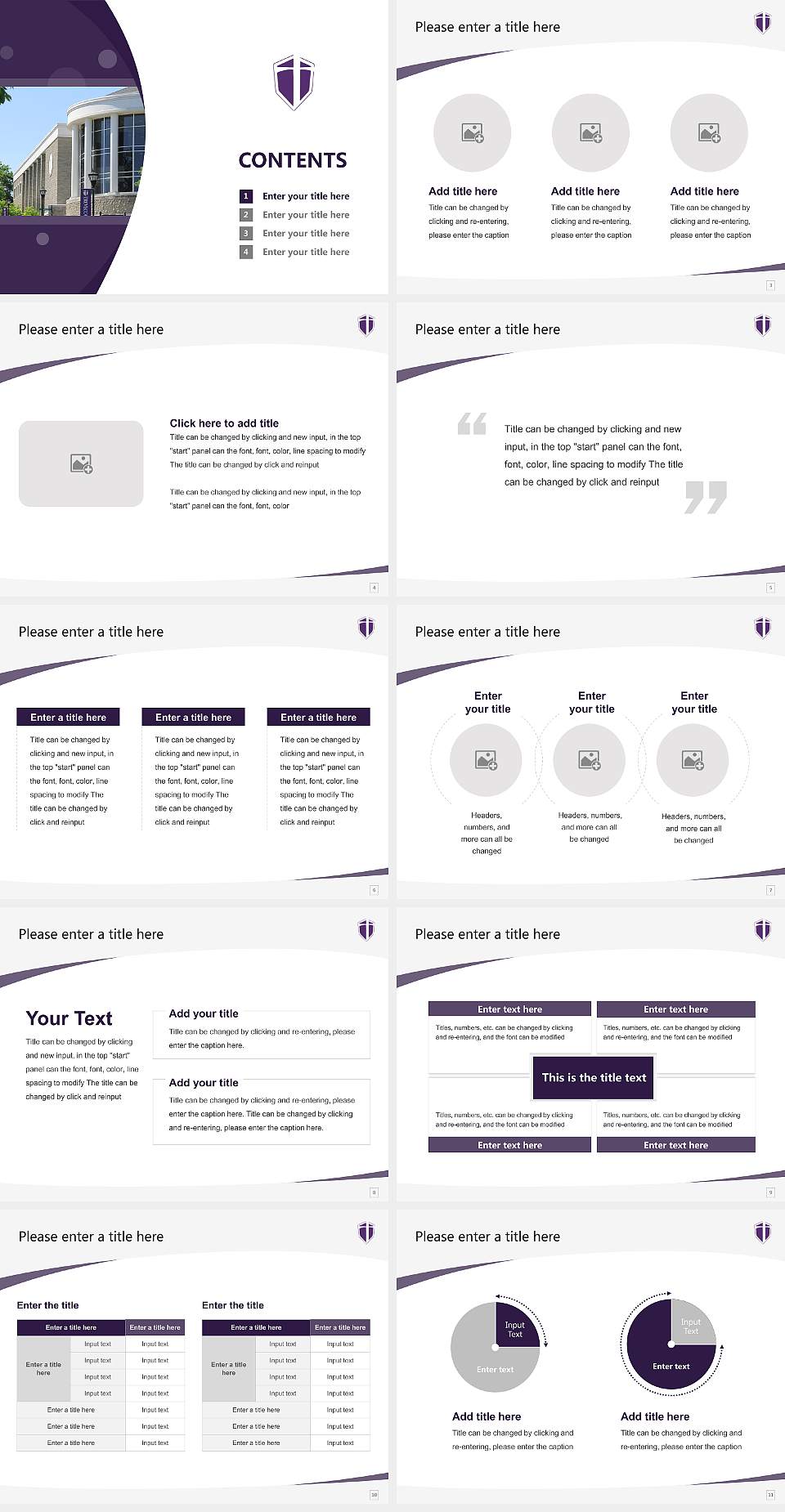 Trevecca Nazarene University Course/Courseware Creation PPT Template4:3 ratio PPT effect preview image2