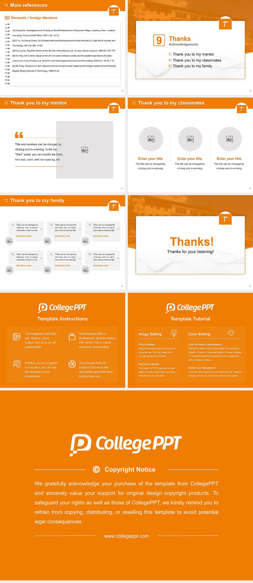 The University of Texas at El Paso Graduation Thesis Defense PPT Template4:3 ratio PPT effect preview image7