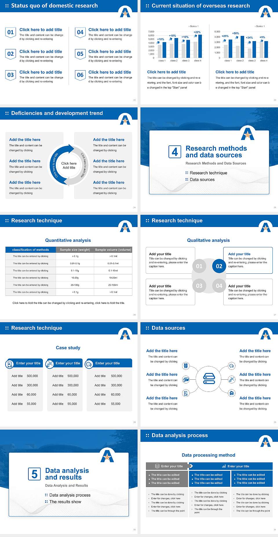 The University of Texas at Arlington Graduation Thesis Defense PPT Template4:3 ratio PPT effect preview image4