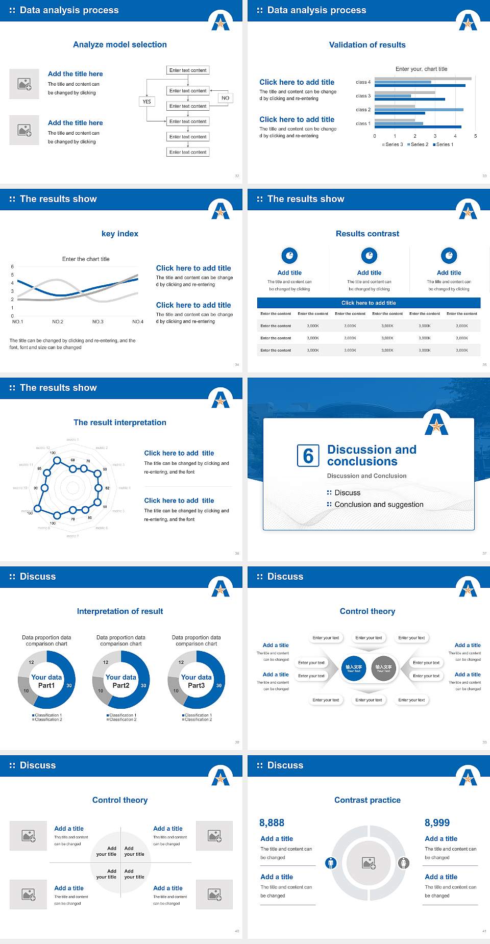 The University of Texas at Arlington Graduation Thesis Defense PPT Template4:3 ratio PPT effect preview image5