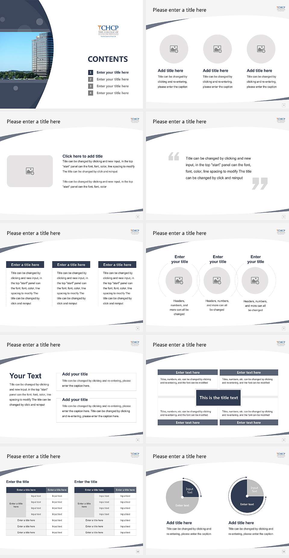 The College of Health Care Professions-Houston Southwest Course/Courseware Creation PPT Template4:3 ratio PPT effect preview image2