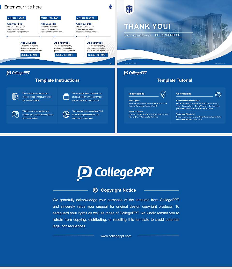 Thomas More University Lecture Sharing and Networking Event PPT Template16:9 ratio PPT effect preview image4