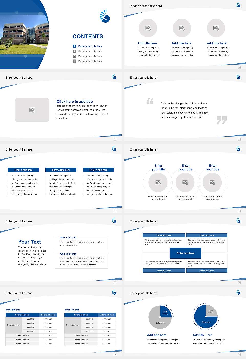 The University of West Florida Course/Courseware Creation PPT Template16:9 ratio PPT effect preview image2