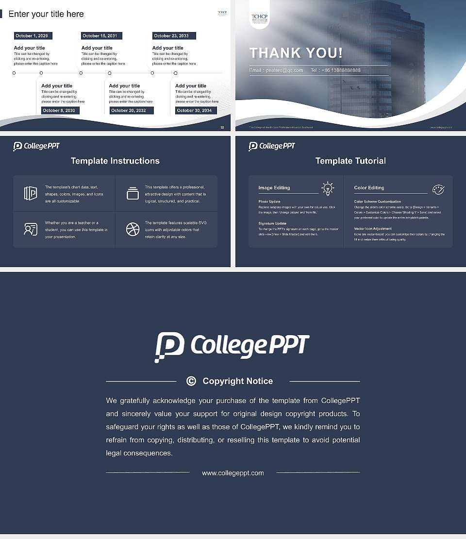 The College of Health Care Professions-Houston Southwest Lecture Sharing and Networking Event PPT Template16:9 ratio PPT effect preview image4