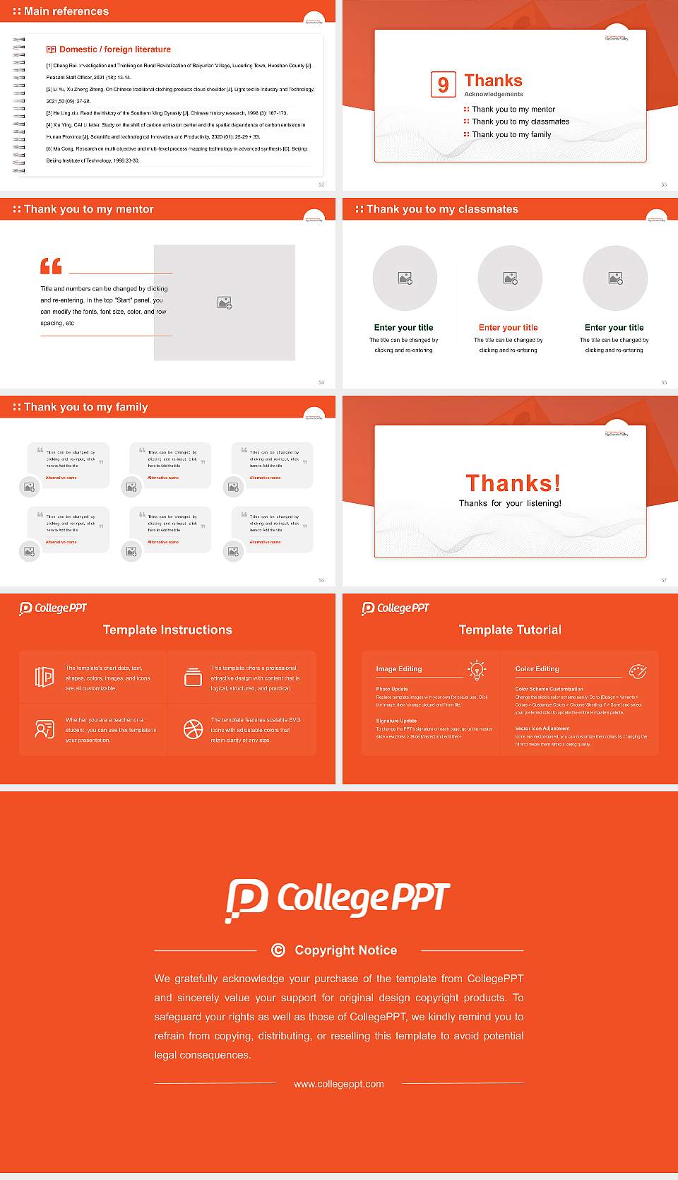 The University of Texas Rio Grande Valley Graduation Thesis Defense PPT Template16:9 ratio PPT effect preview image7