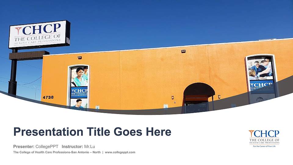 The College of Health Care Professions-San Antonio – North Course/Courseware Creation PPT Template16:9 ratio PPT effect preview image