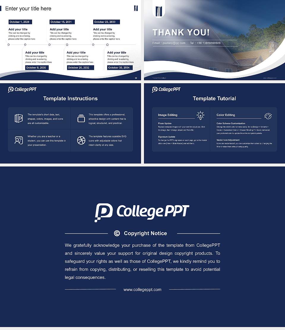 Toccoa Falls College Lecture Sharing and Networking Event PPT Template16:9 ratio PPT effect preview image4