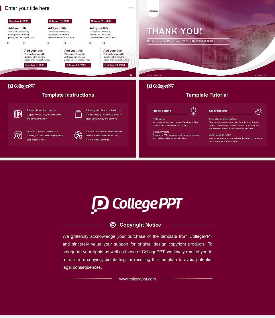 University of Montana Lecture Sharing and Networking Event PPT Template16:9 ratio PPT effect preview image4