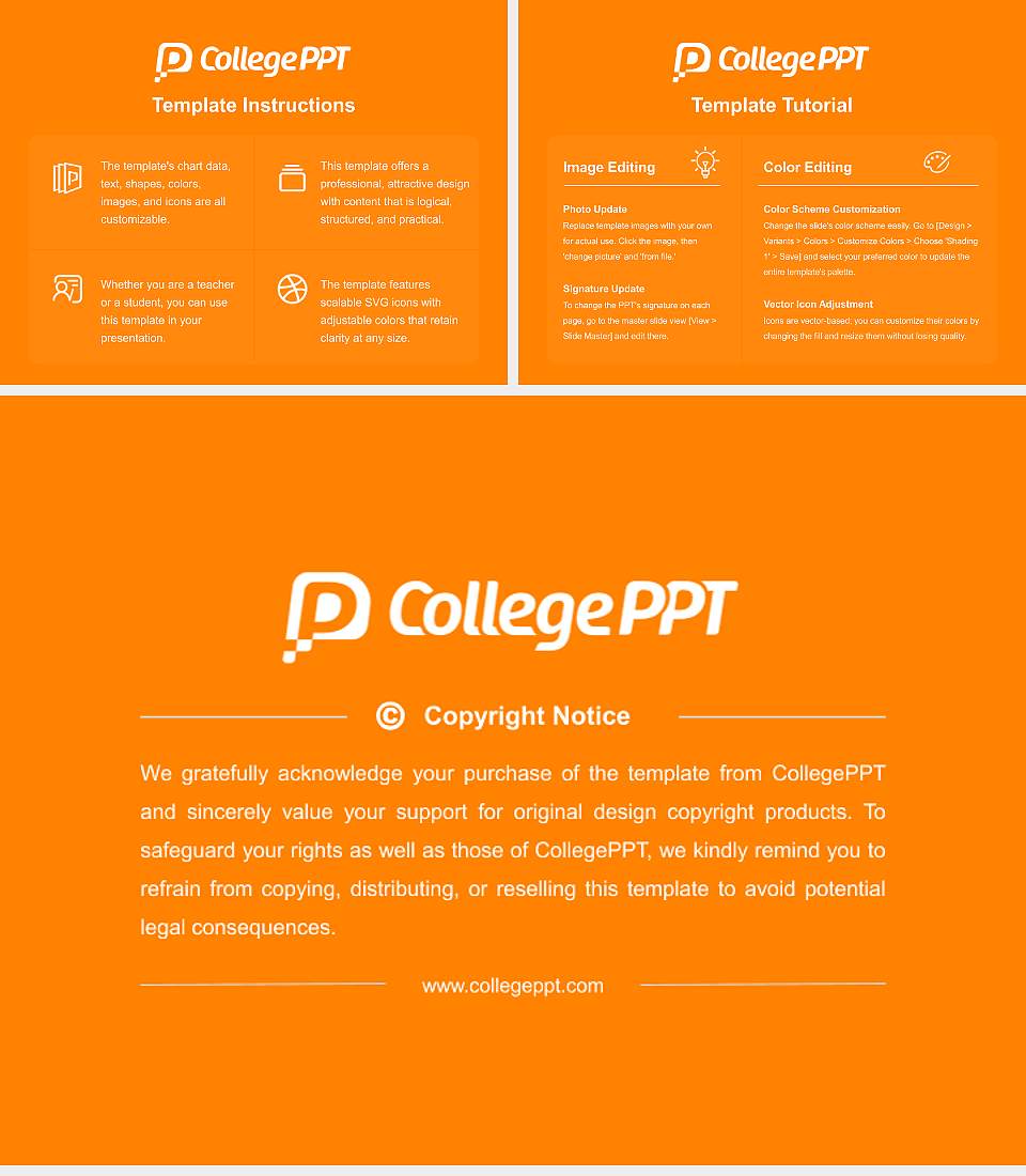 The University of Tennessee-Knoxville Academic Presentation/Research Findings Report PPT Template4:3 ratio PPT effect preview image5
