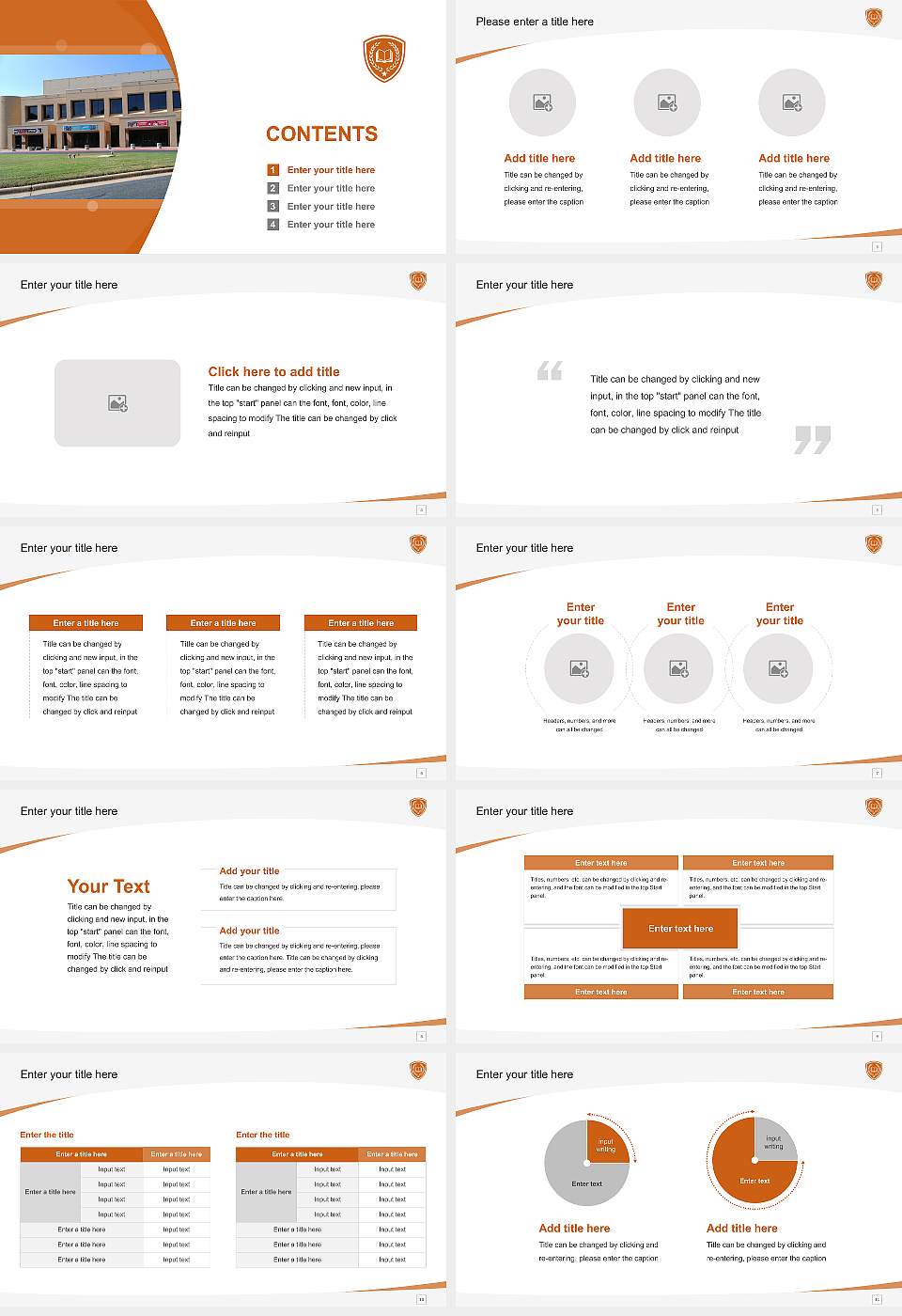 The University of Texas at Tyler Course/Courseware Creation PPT Template16:9 ratio PPT effect preview image2