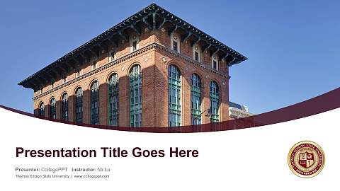 Thomas Edison State University Course/Courseware Creation PPT Template