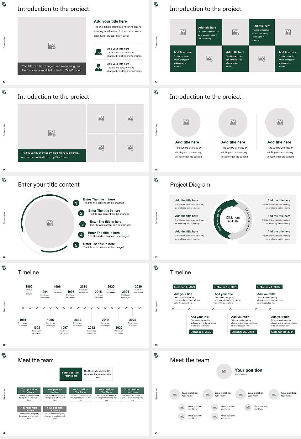 Tiffin University Competition/Entrepreneurship Contest PPT Template16:9 ratio PPT effect preview image3