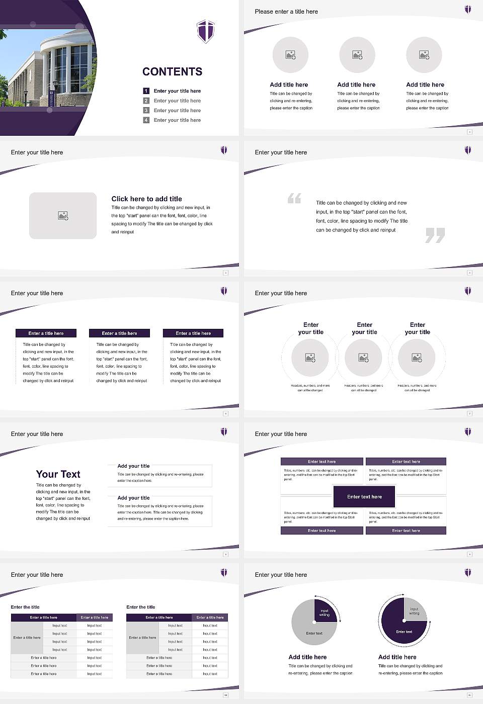 Trevecca Nazarene University Course/Courseware Creation PPT Template16:9 ratio PPT effect preview image2
