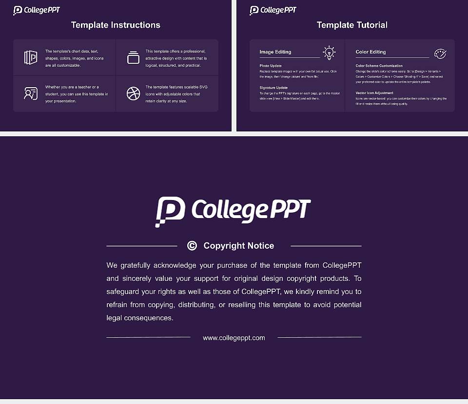 Trevecca Nazarene University Course/Courseware Creation PPT Template16:9 ratio PPT effect preview image5
