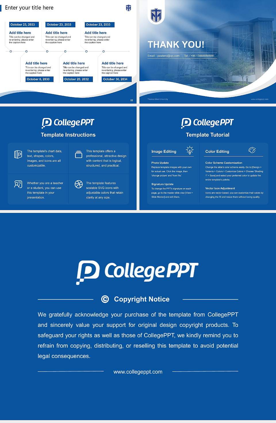 Thomas More University Lecture Sharing and Networking Event PPT Template4:3 ratio PPT effect preview image4