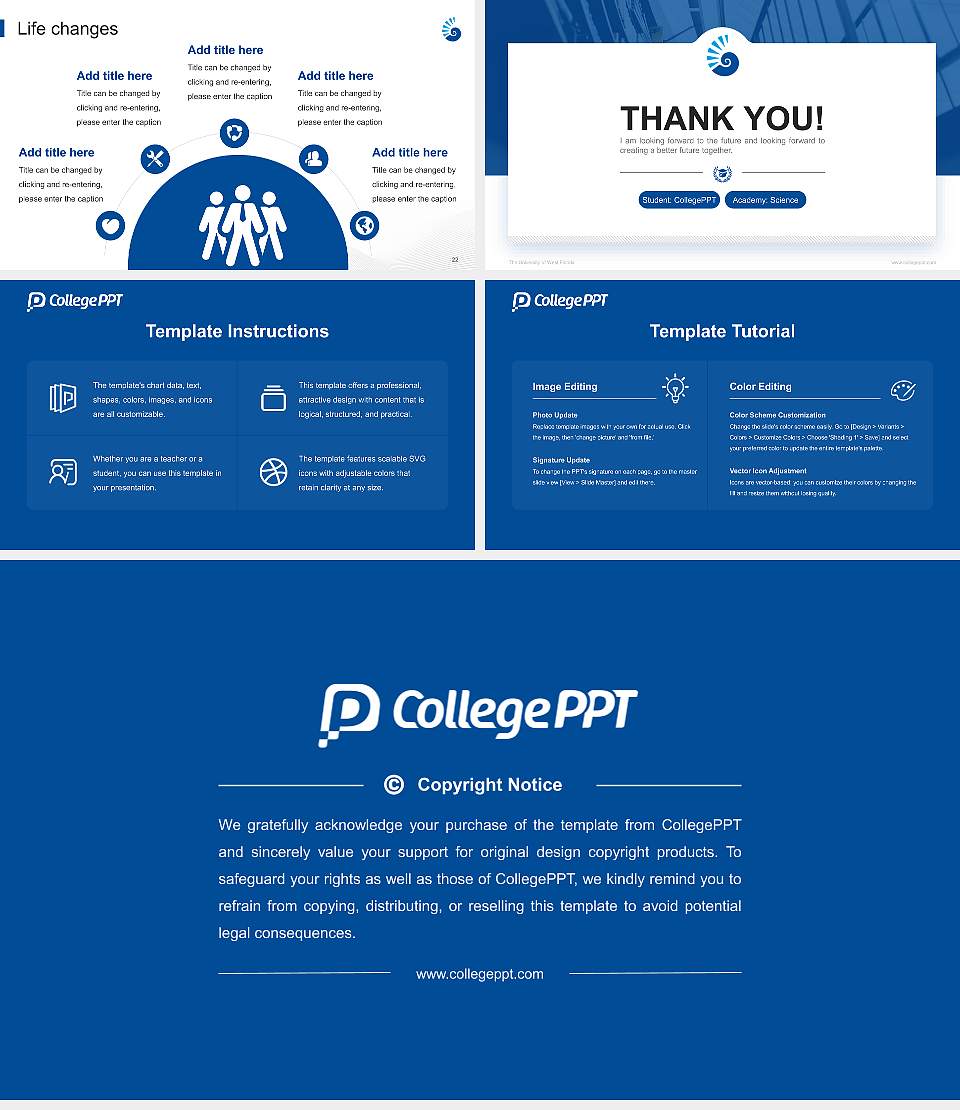 The University of West Florida National Scholarship Defense PPT Template16:9 ratio PPT effect preview image4