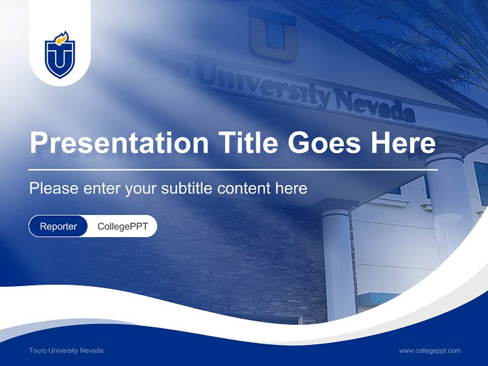 Touro University Nevada Lecture Sharing and Networking Event PPT Template4:3 ratio PPT effect preview image4