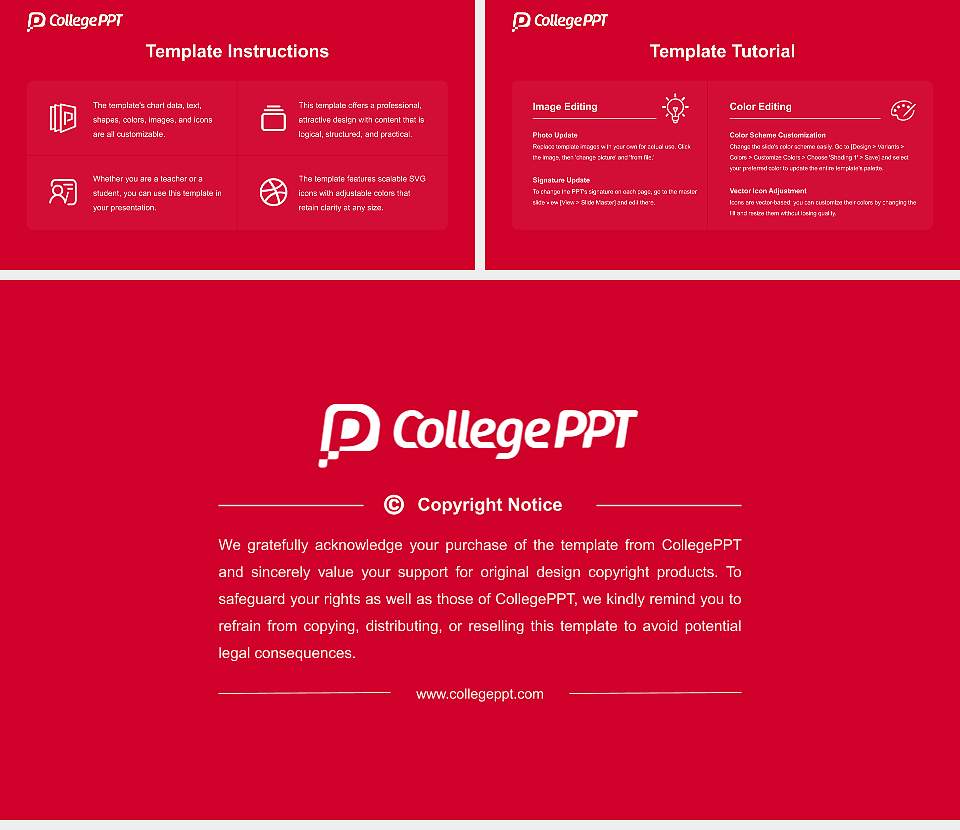 The University of Tampa Academic Presentation/Research Findings Report PPT Template16:9 ratio PPT effect preview image5