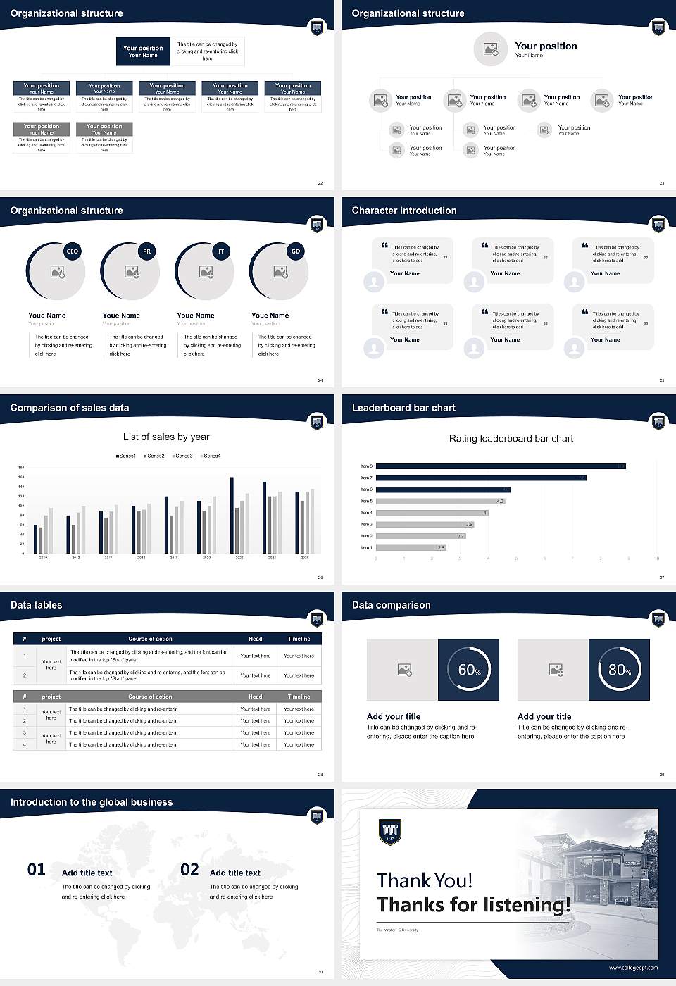 The Master’S University Academic Presentation/Research Findings Report PPT Template16:9 ratio PPT effect preview image4