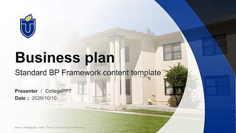 Touro University California Competition/Entrepreneurship Contest PPT Template
