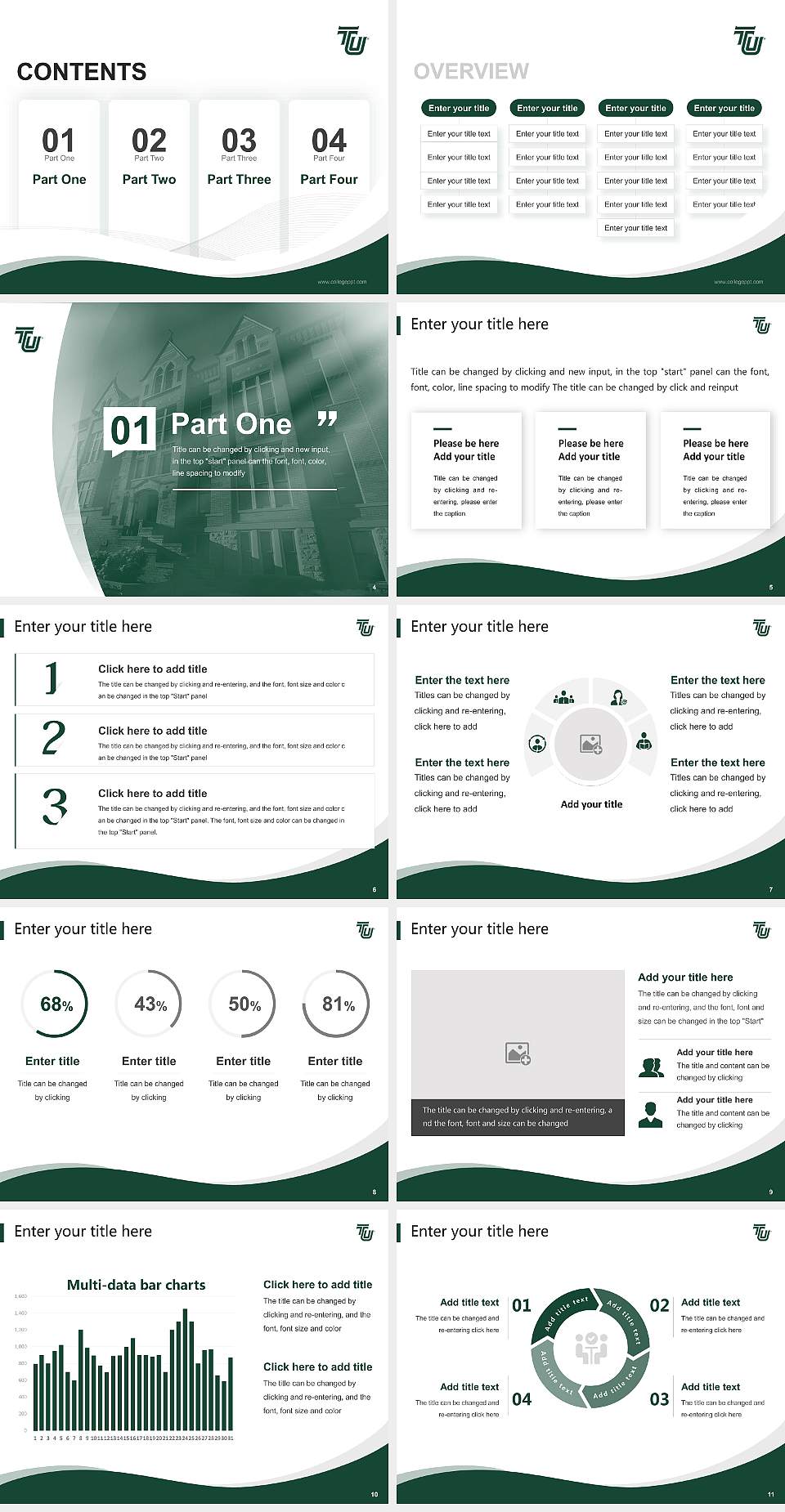 Tiffin University Lecture Sharing and Networking Event PPT Template4:3 ratio PPT effect preview image2