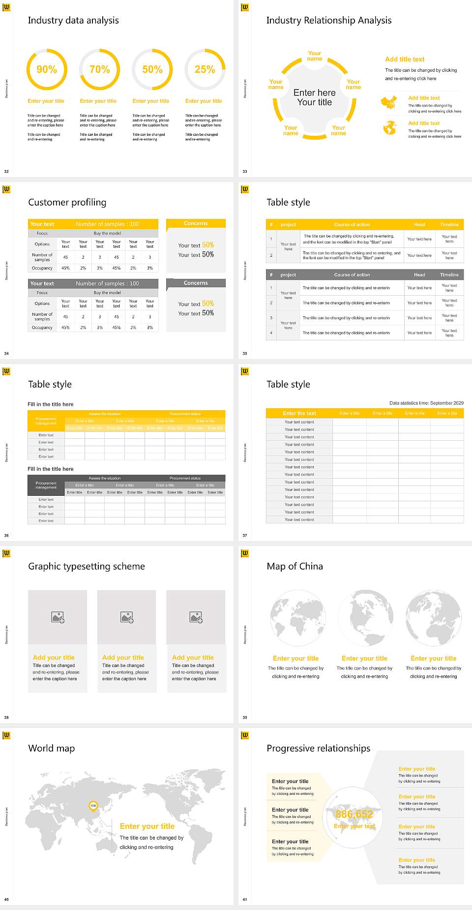 The College of Wooster Competition/Entrepreneurship Contest PPT Template4:3 ratio PPT effect preview image5