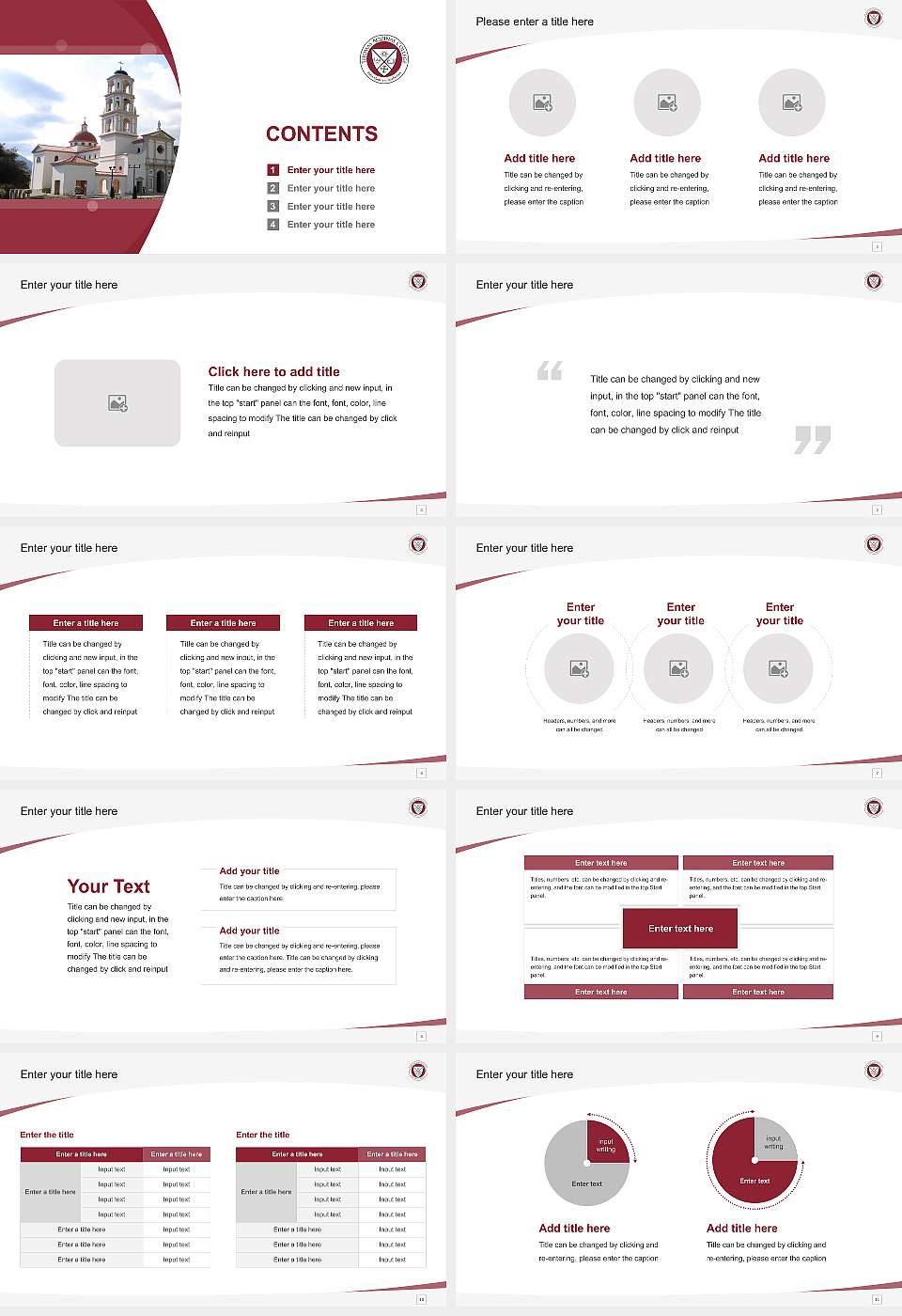 Thomas Aquinas College Course/Courseware Creation PPT Template16:9 ratio PPT effect preview image2