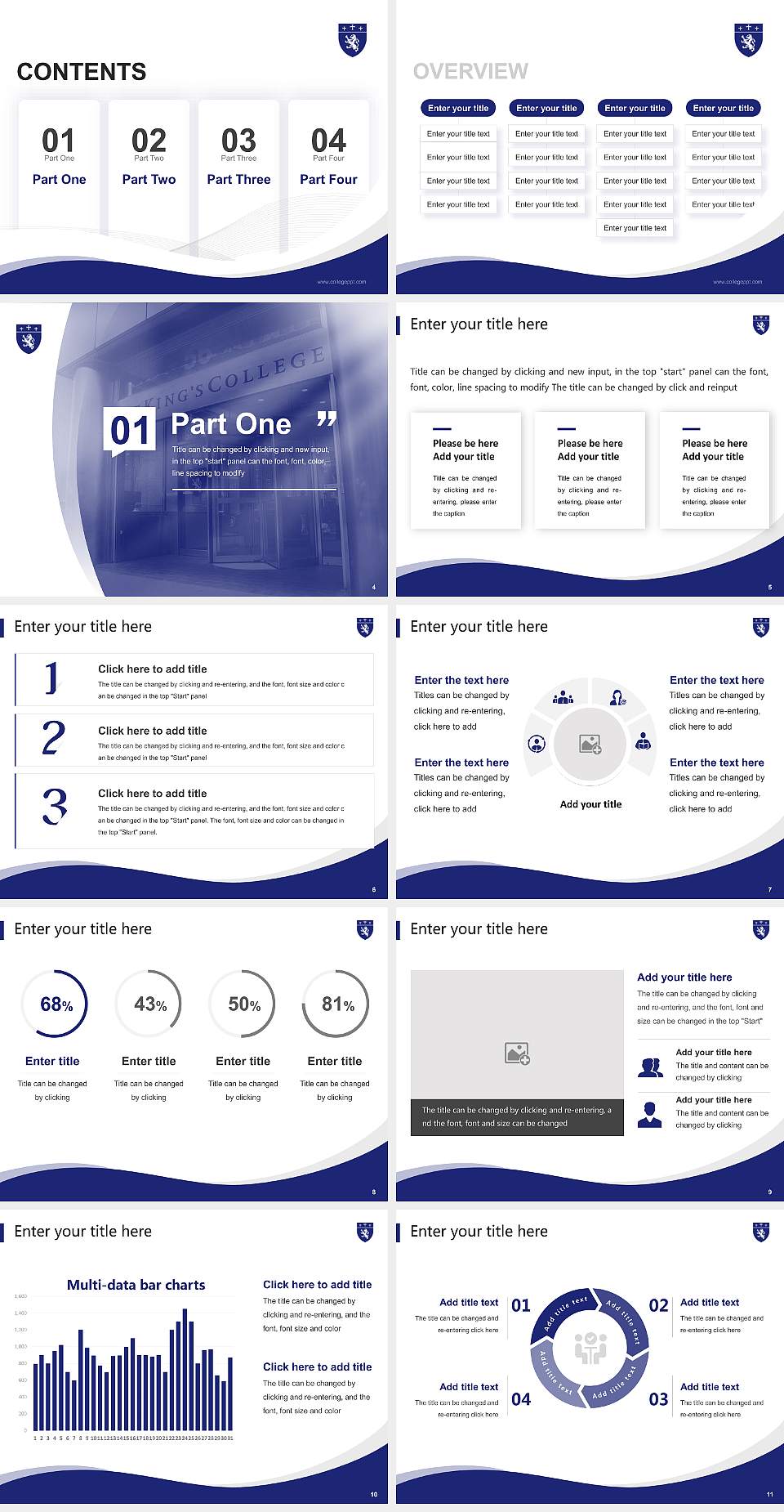 The King’S College Lecture Sharing and Networking Event PPT Template4:3 ratio PPT effect preview image2