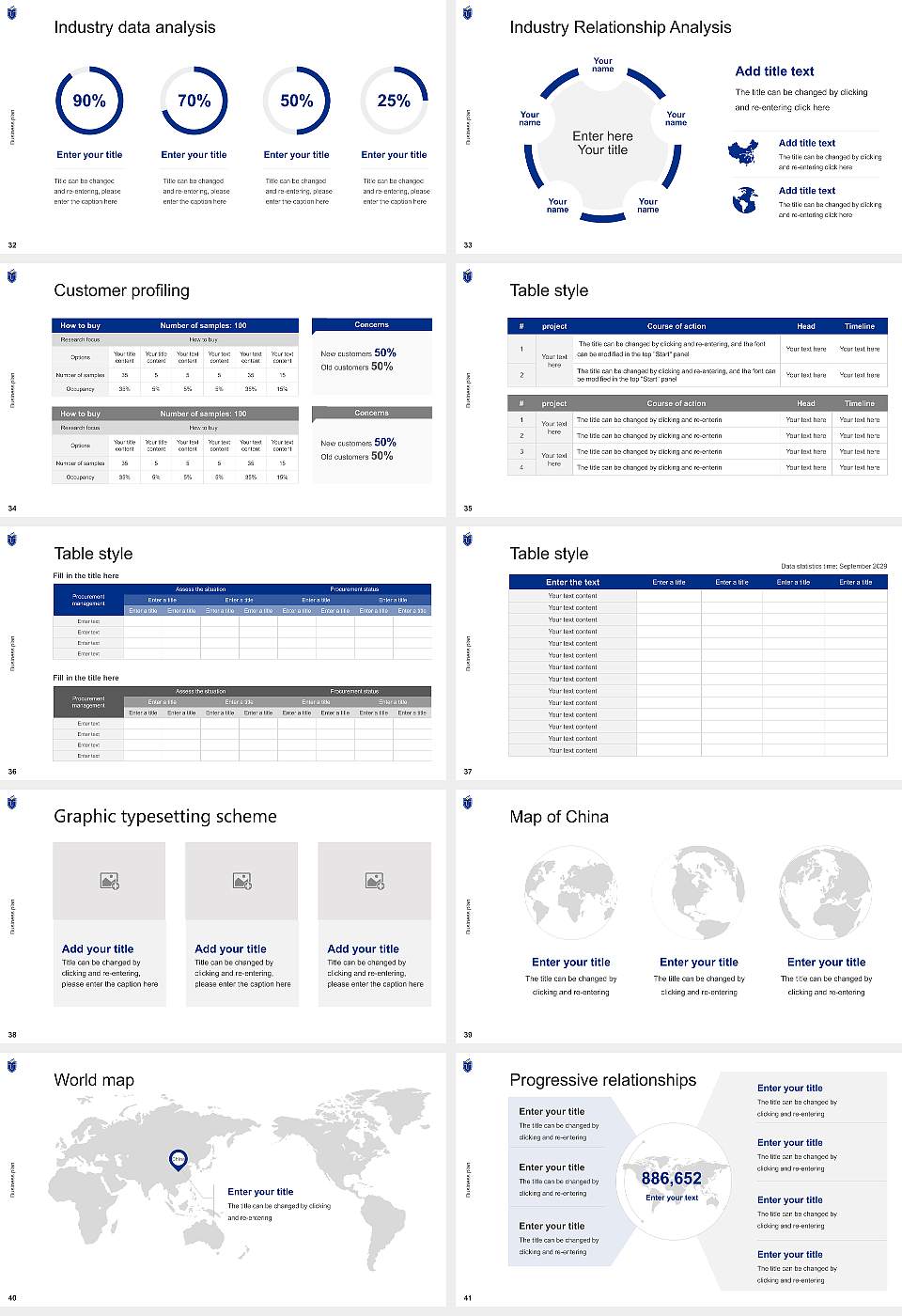 Touro University Worldwide Competition/Entrepreneurship Contest PPT Template16:9 ratio PPT effect preview image5