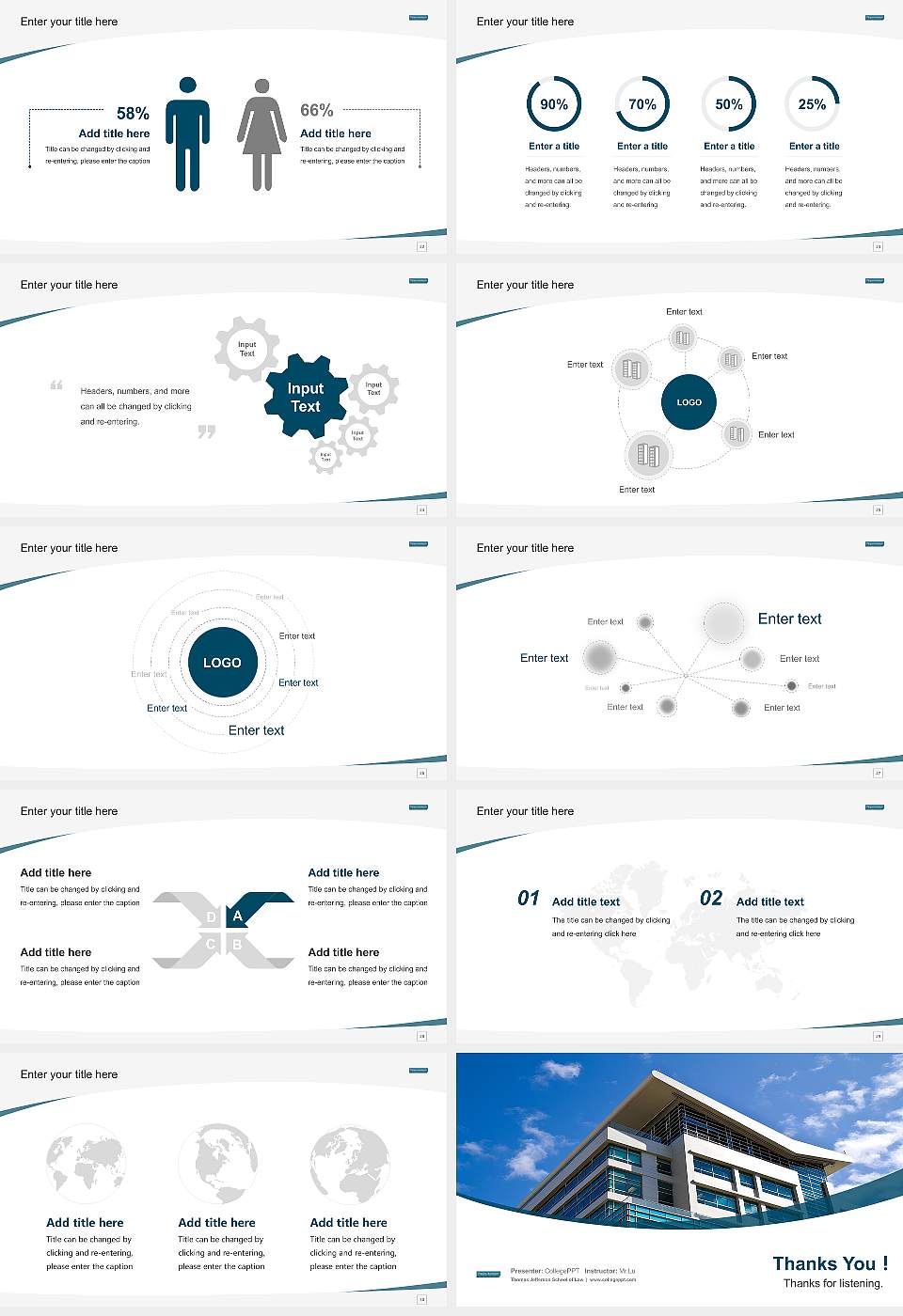 Thomas Jefferson School of Law Course/Courseware Creation PPT Template16:9 ratio PPT effect preview image4