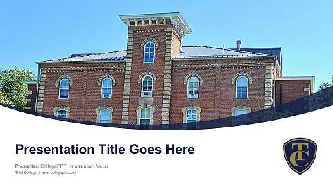 Thiel College Course/Courseware Creation PPT Template