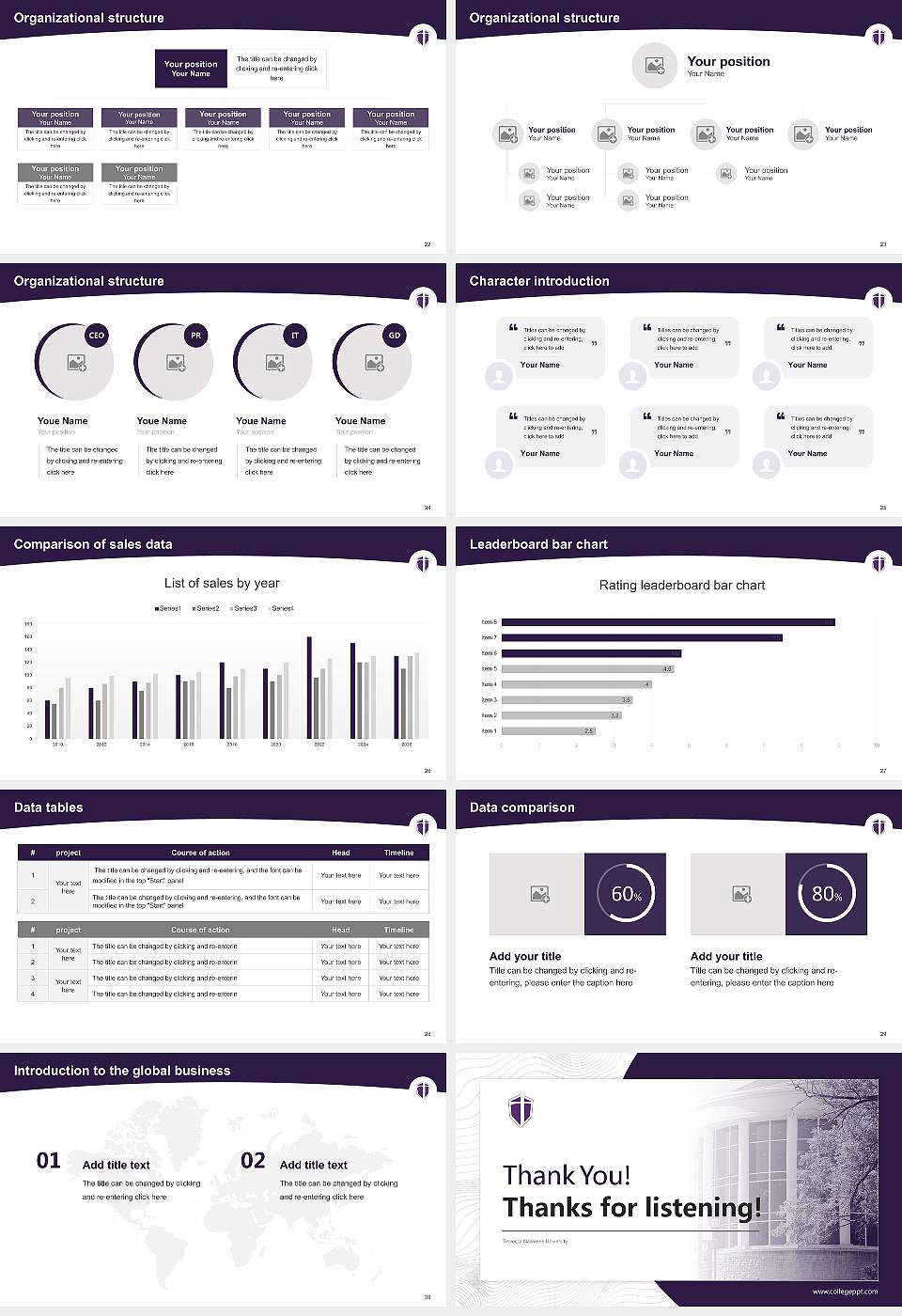 Trevecca Nazarene University Academic Presentation/Research Findings Report PPT Template16:9 ratio PPT effect preview image4