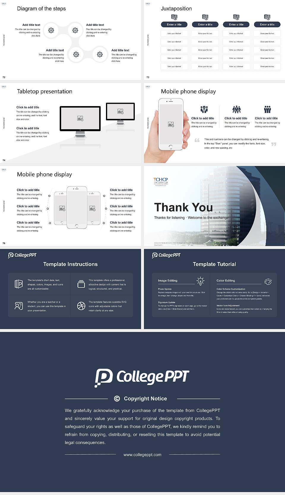 The College of Health Care Professions-Houston Southwest Competition/Entrepreneurship Contest PPT Template16:9 ratio PPT effect preview image9