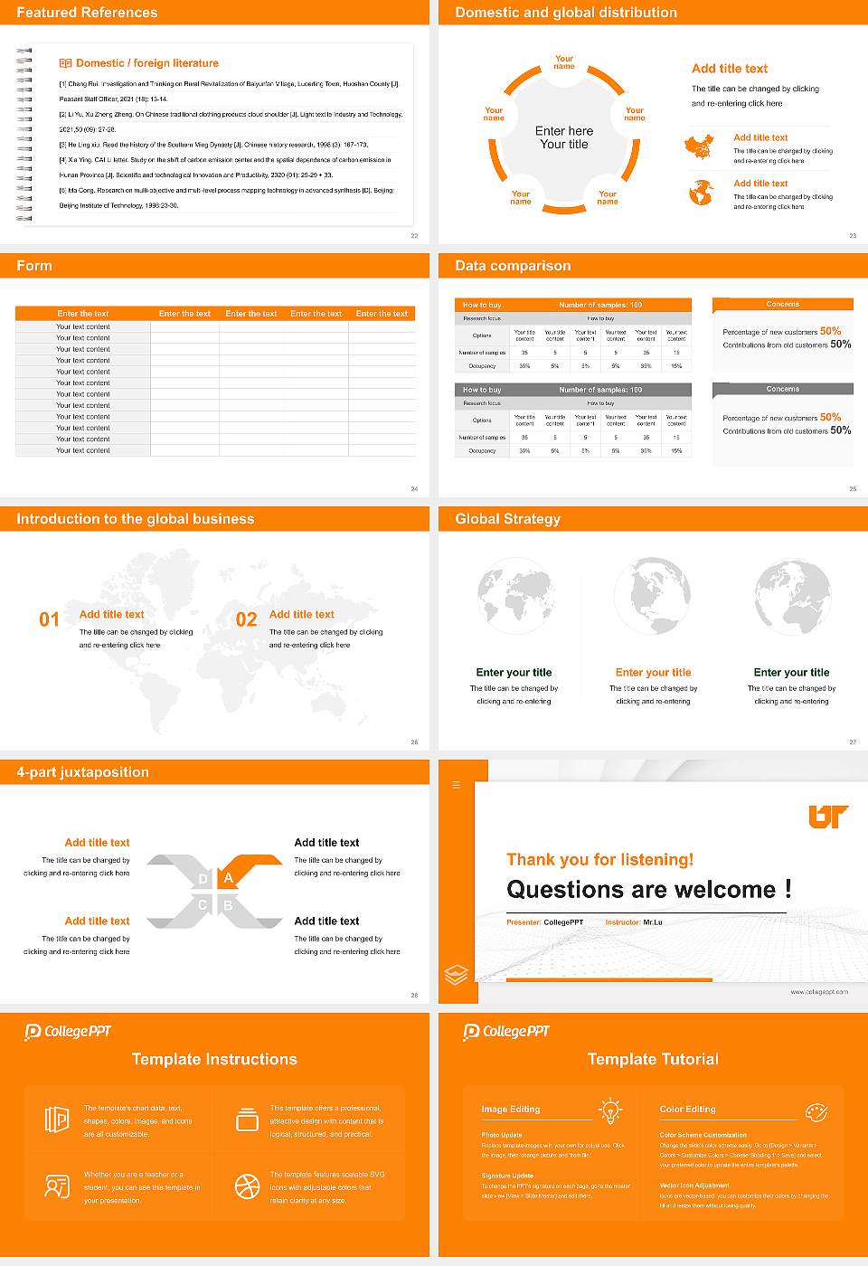 The University of Tennessee-Martin Thesis Proposal/Graduation Defense PPT Template16:9 ratio PPT effect preview image4