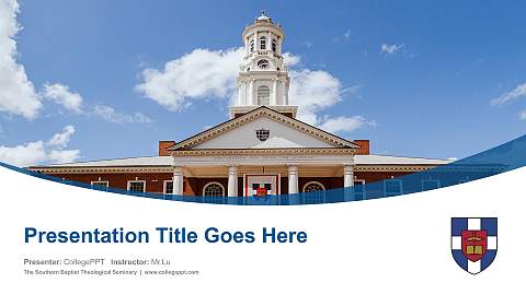 The Southern Baptist Theological Seminary Course/Courseware Creation PPT Template