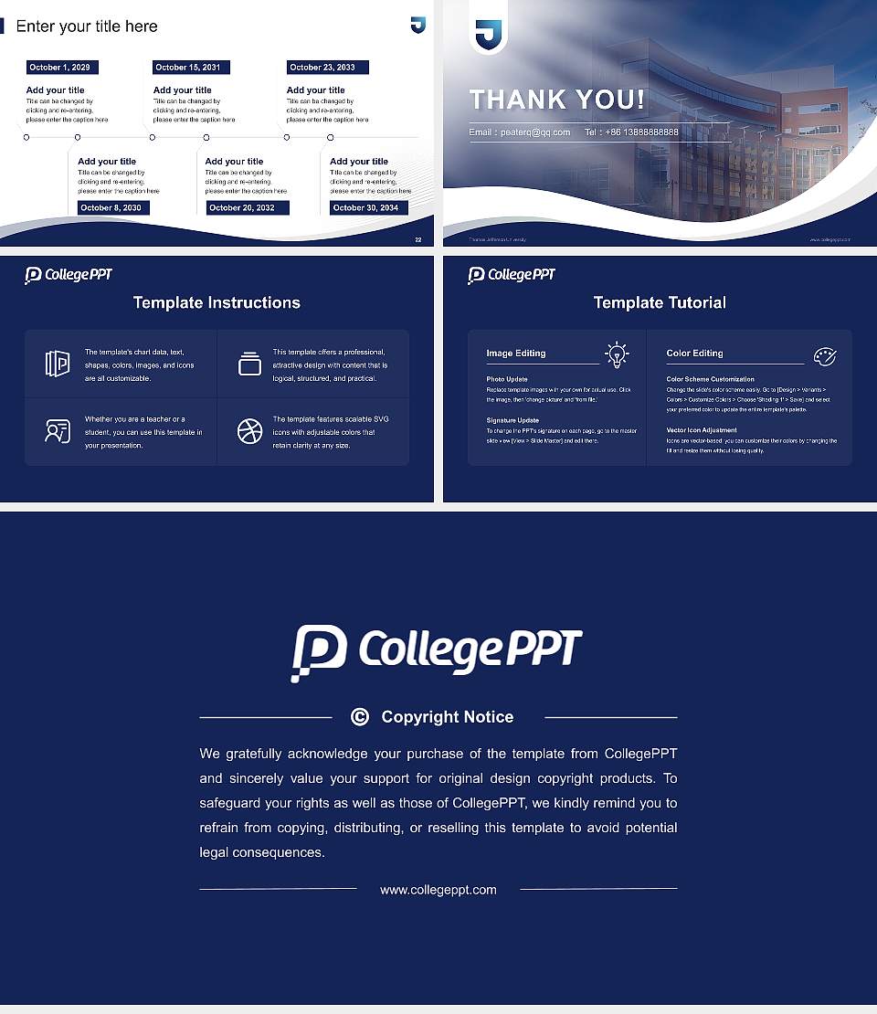 Thomas Jefferson University Lecture Sharing and Networking Event PPT Template16:9 ratio PPT effect preview image4