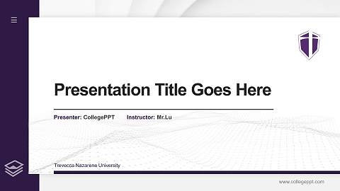 Trevecca Nazarene University Thesis Proposal/Graduation Defense PPT Template