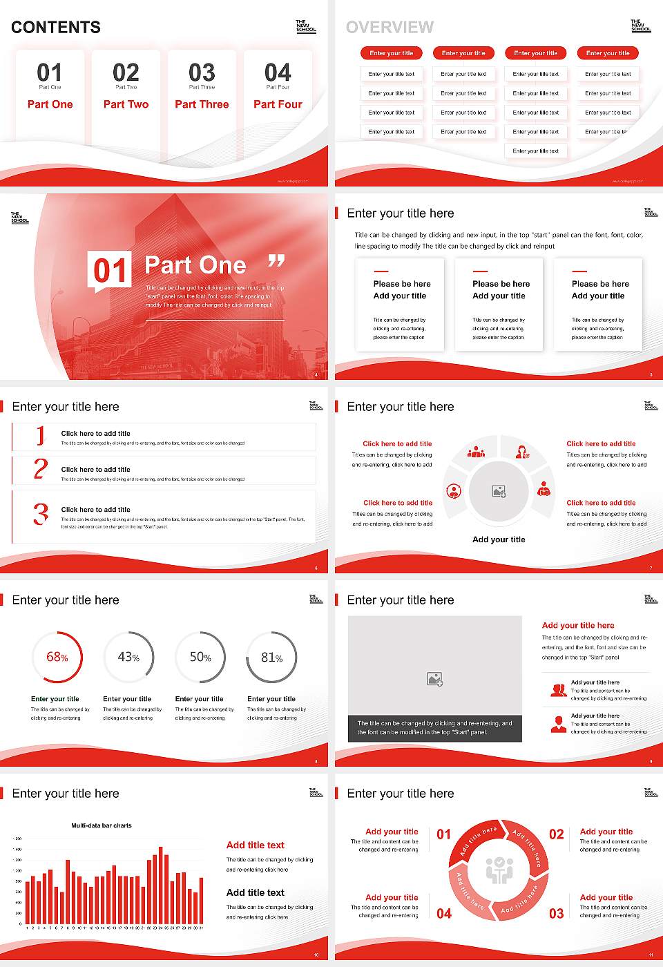 The New School Lecture Sharing and Networking Event PPT Template16:9 ratio PPT effect preview image2
