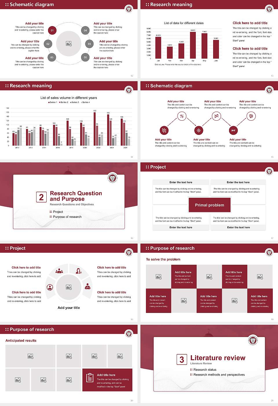 Thomas Aquinas College Graduation Thesis Defense PPT Template16:9 ratio PPT effect preview image3