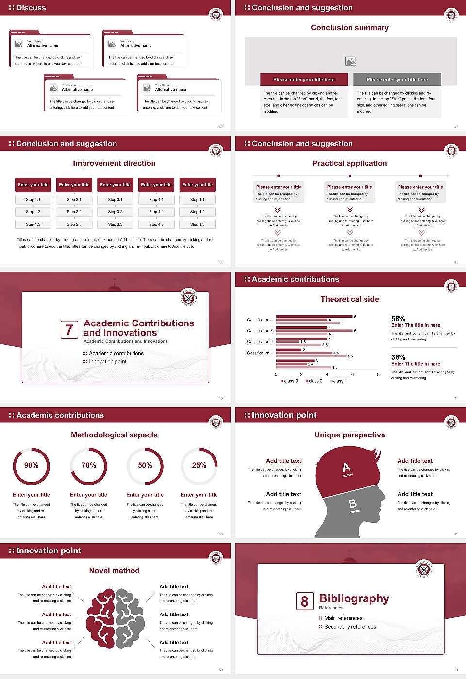 Thomas Aquinas College Graduation Thesis Defense PPT Template16:9 ratio PPT effect preview image6