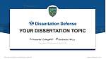 The College of Saint Scholastica Graduation Thesis Defense PPT Template