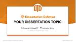 The University of Texas at Dallas Graduation Thesis Defense PPT Template