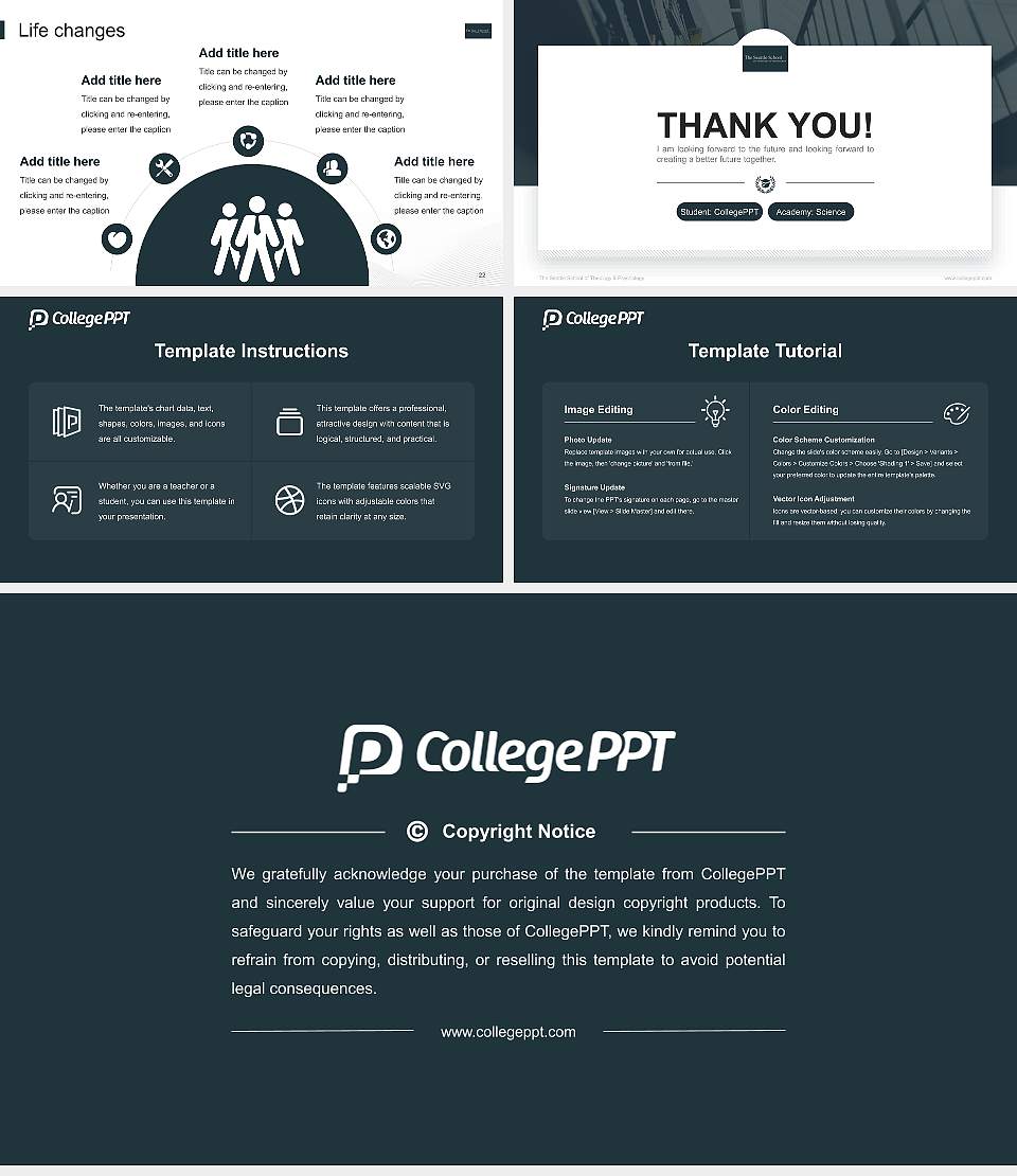 The Seattle School of Theology & Psychology National Scholarship Defense PPT Template16:9 ratio PPT effect preview image4