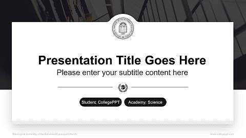 Theological Seminary of the Reformed Episcopal Church National Scholarship Defense PPT Template