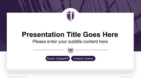 Trevecca Nazarene University National Scholarship Defense PPT Template