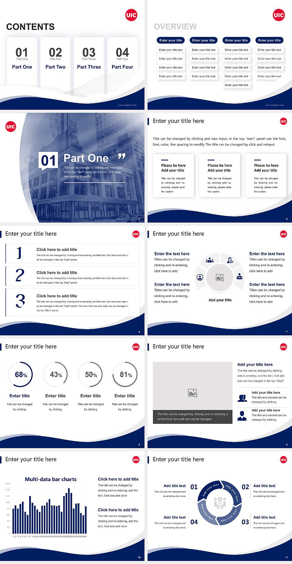 University of Illinois Chicago School of Law Lecture Sharing and Networking Event PPT Template4:3 ratio PPT effect preview image2