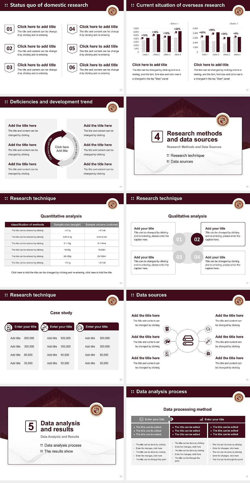 Thomas Edison State University Graduation Thesis Defense PPT Template4:3 ratio PPT effect preview image4